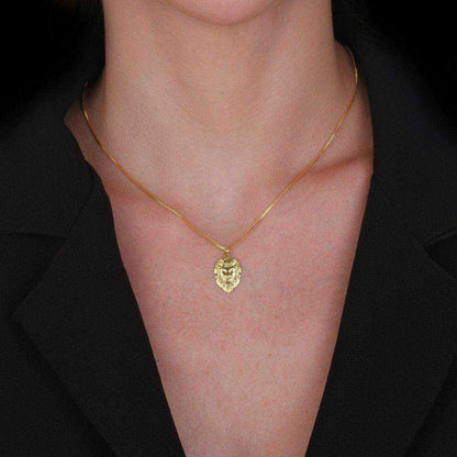 Colar Dourado Pingente Leão - Galeria