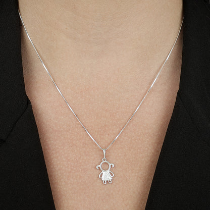 Colar Filha com Zircônia em Prata 925 - Galeria